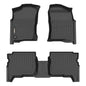 GINOWY-Floor Mats for Toyota 4Runner 1996-2002,1st+2nd Row,TPE All Weather Car Mats Custom Fit Rubber Floor Liners Car Accessories for Toyota 4Runner