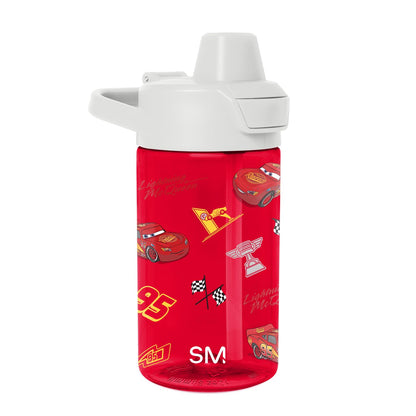 Simple Modern Peppa Pig Kids Tritan Plastic Summit Water Bottle | 12 oz BPA-Free Cup with Covered Leak Proof Straw Lid for Girls, Toddlers | Bubbles