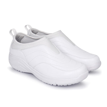 Hawkwell Women's Slip On Lightweight Nursing Shoes Slip Resistant Comfortable Medical Work Shoes