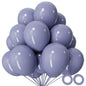 110pcs Black Balloon 12 inch, Black Latex Balloons for Birthday Party Baby Shower Wedding(with 2 Ribbons).