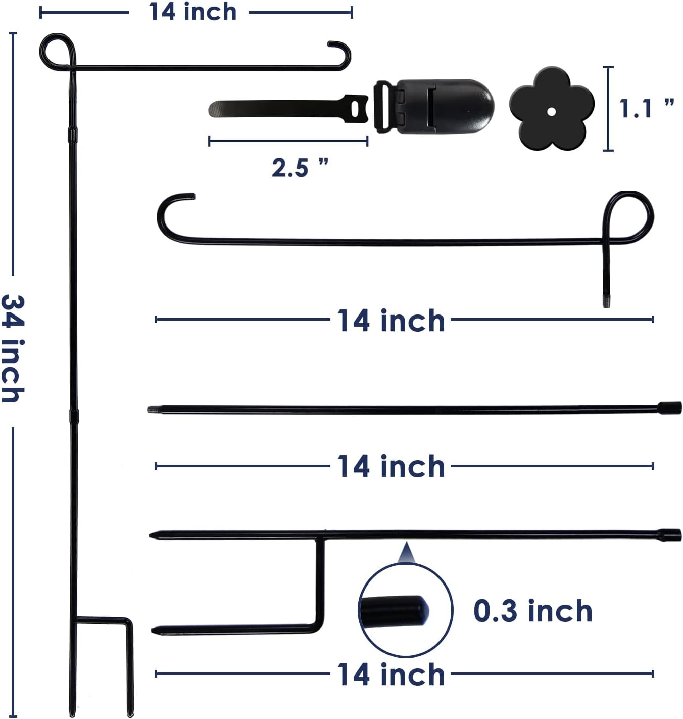 YEAHOME Garden Flag Holder Stand Review: A Sturdy and Easy-to-Use Outdoor Decoration