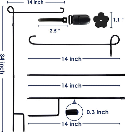 YEAHOME Garden Flag Holder Stand Review: A Sturdy and Easy-to-Use Outdoor Decoration