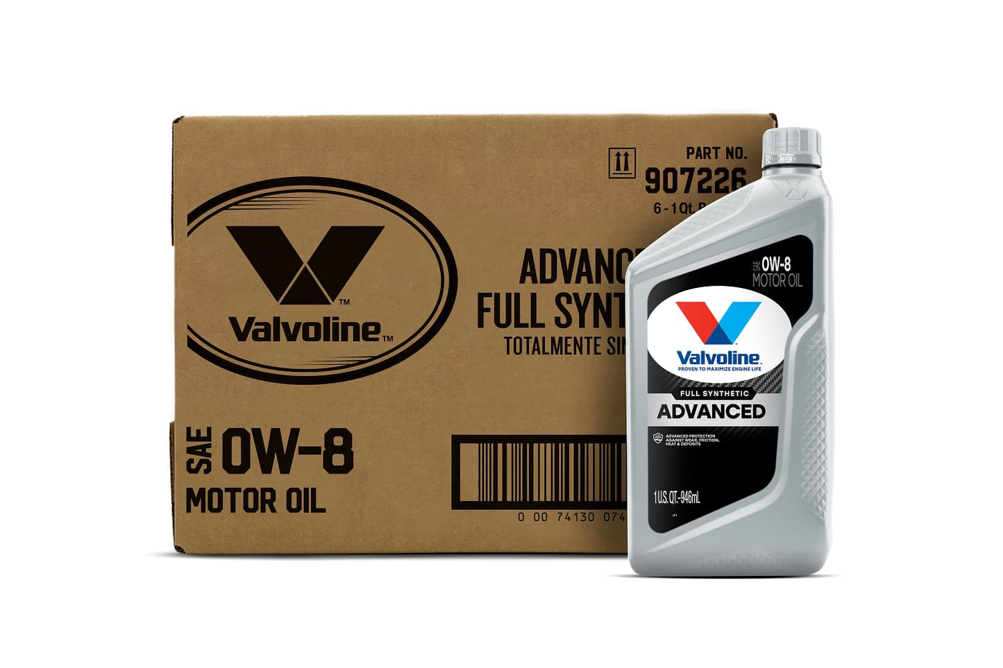 Valvoline Advanced Full Synthetic SAE 0W-20 Motor Oil 5 QT
