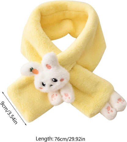 Winter Kinder Teens Cartoon Schal Flauschig Warm Weich Plüschschals Mädchen Jungen Verdicken Baby Outdoor Gehen Schal