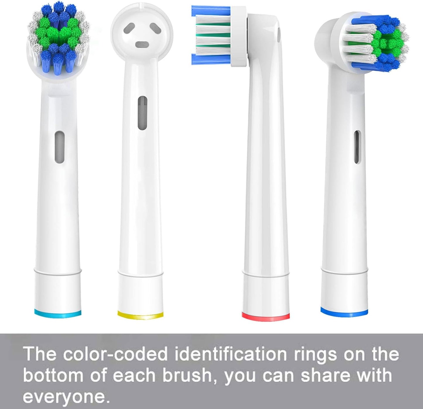 Ersatz-Zahnbürstenköpfe kompatibel mit Oral B Braun, 20 Stück professionelle elektrische Zahnbürstenköpfe Ersatzköpfe für Oral B Nachfüllpackung Pro 500/1000/1500/3000/3757/5000/7000/7500/8000