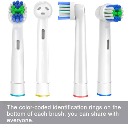 Ersatz-Zahnbürstenköpfe kompatibel mit Oral B Braun, 20 Stück professionelle elektrische Zahnbürstenköpfe Ersatzköpfe für Oral B Nachfüllpackung Pro 500/1000/1500/3000/3757/5000/7000/7500/8000