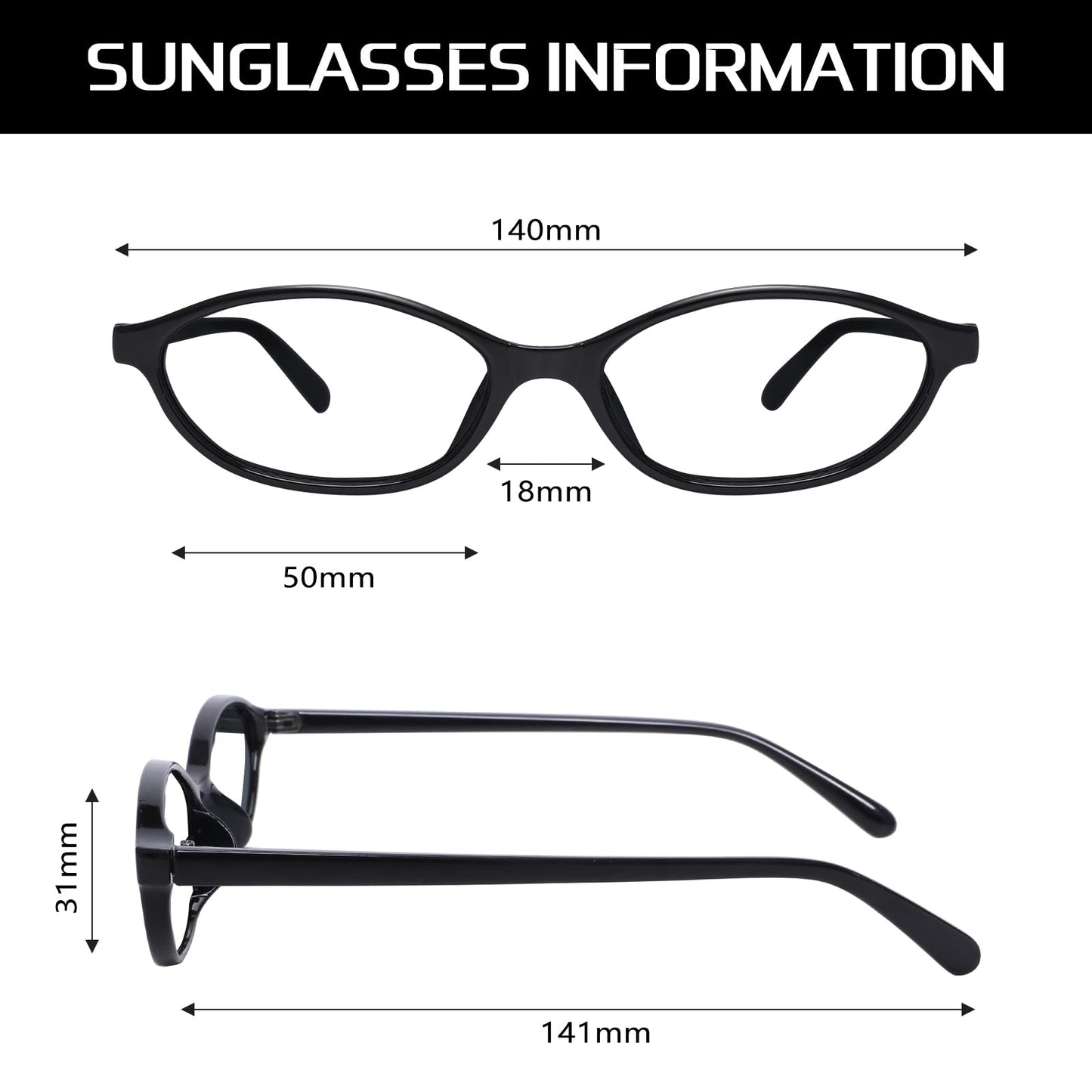 GUVIVI Retro Ovale Sonnenbrille für Damen Chic Cat Eye 90er Jahre Sonnenbrille Leichte Schmale Sonnenbrille Trendiger UV-Schutz Sonnenbrille