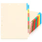 Motiskyy 80 Sets Medical Chart Dividers with Tabs - 9 x 11 Inch, 8 Side Tabs Index Blank Chart - Monthly Medical Folders Organizer Paper File Dividers for Hospitals Nursing Homes Rehab Centers