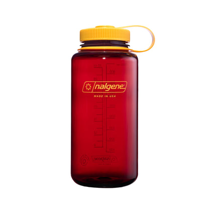 Nalgene 32 oz Wide Mouth Water Bottle | BPA-Free, Durable & Leak Proof, Lightweight Bottle for Hiking & Gym, Work & Travel