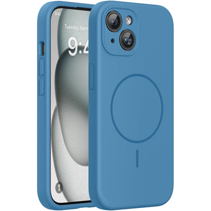 Miracase Magnetic for iPhone 17 Pro Case, Compatible with MagSafe, Integrated Silicone Camera Control Cover, 3.0mm Thicken Shockproof Drop Protection Phone Case for 17 Pro,Dark Blue