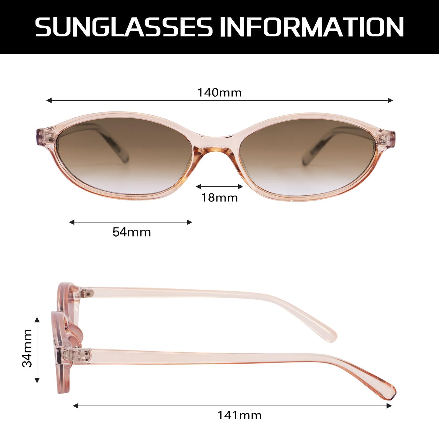 GUVIVI Retro Ovale Sonnenbrille für Damen Chic Cat Eye 90er Jahre Sonnenbrille Leichte Schmale Sonnenbrille Trendiger UV-Schutz Sonnenbrille