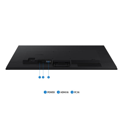 Samsung 32-Inch Flat Computer Monitor, 75Hz, Borderless Display, AMD FreeSync, Game Mode, Advanced Eye Care, HDMI and DisplayPort, LS32B304NWNXGO, 2024