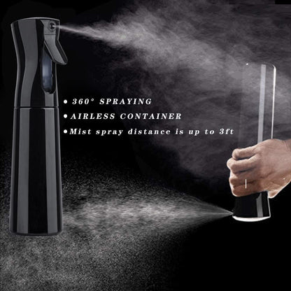 TANSHINE Kontinuierliche Haar Pflanze Mister Sprühflasche Fein Leer Klein Nebelsprühflaschen Nebelsprüher Wasser Alkohol Reinigungs Sprühnebel Flasche für Lockenhaar Styling Produkte,Pflanzen, 200ml,Klar