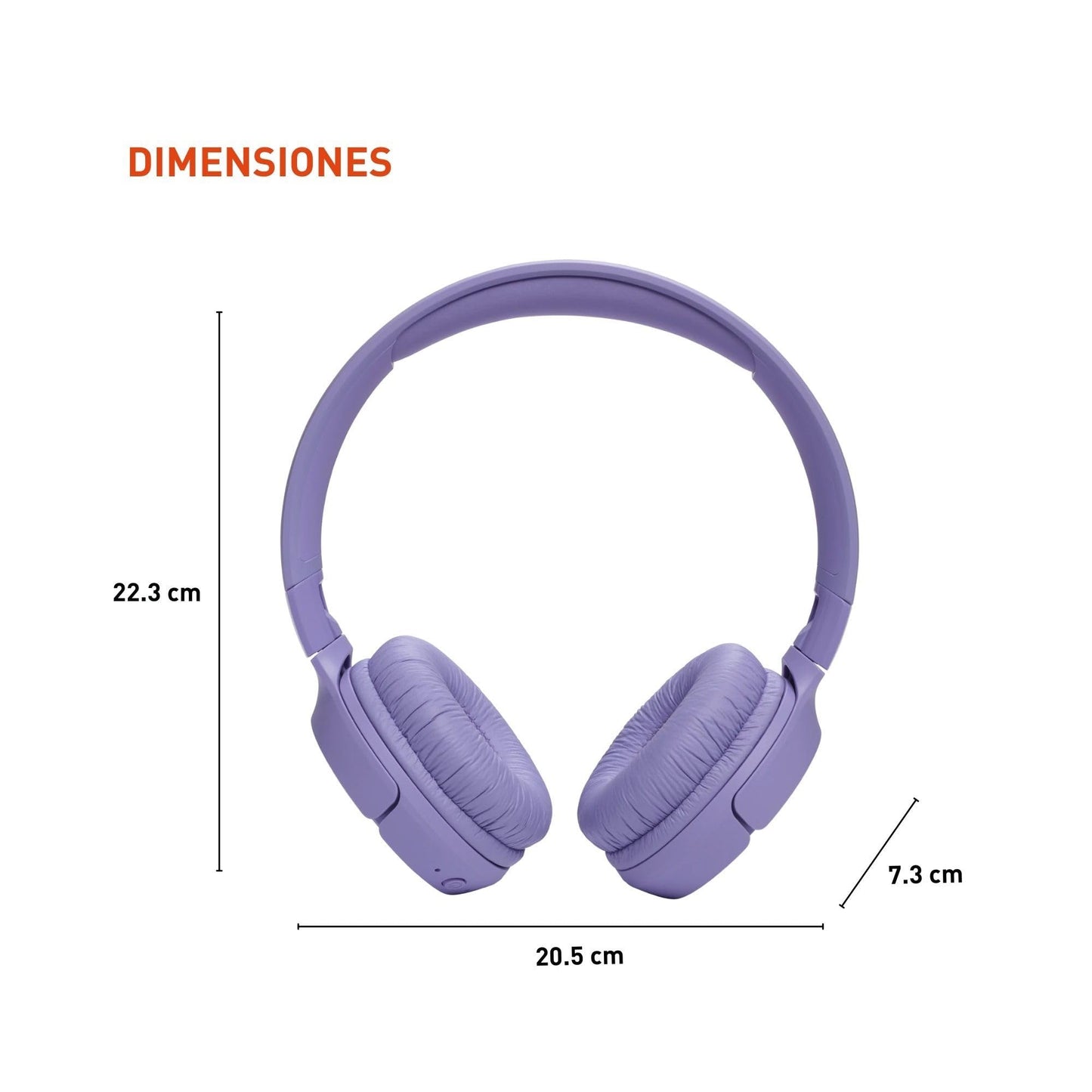 JBL Tune 520BT - Kabellose On-Ear Kopfhörer, bis zu 57 Stunden Akkulaufzeit und Speed Charge, leichtes, bequemes und faltbares Design, Freisprechanrufe mit Voice Aware (Schwarz)