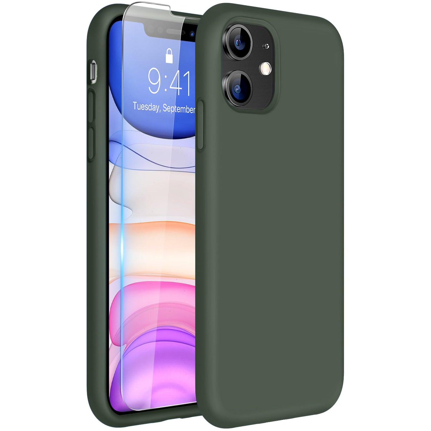 Miracase Magnetic for iPhone 17 Pro Case, Compatible with MagSafe, Integrated Silicone Camera Control Cover, 3.0mm Thicken Shockproof Drop Protection Phone Case for 17 Pro,Dark Blue