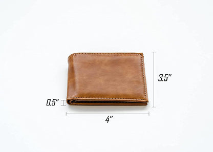 Rico Industries Bass Scene Laser Engraved Billfold Wallet