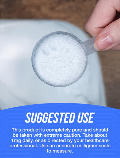 BulkSupplements.com Pure Biotin Powder - as Vitamin B7, Biotin Vitamins for Hair, Skin and Nails - Gluten Free, 1mg per Serving, 1kg (2.2 lbs) (Pack of 1)