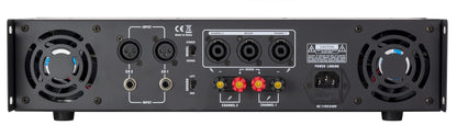 Gemini Professional 1300W 2-Channel Power Amplifier – High-Powered DJ & PA Audio Amp with XLR/RCA Inputs, Bridge Mode, Built-in Protection & Cooling for Live Sound & Installations (XGA-5000)