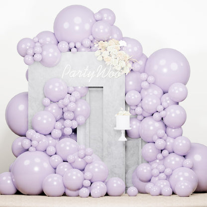 PartyWoo White Balloons 140 pcs Different Sizes of 18 12 10 5 Inch White Balloons Arch Kit Garland for Wedding Baby Shower Birthday Bridal Shower Graduation Engagement Party Decorations White-Y13