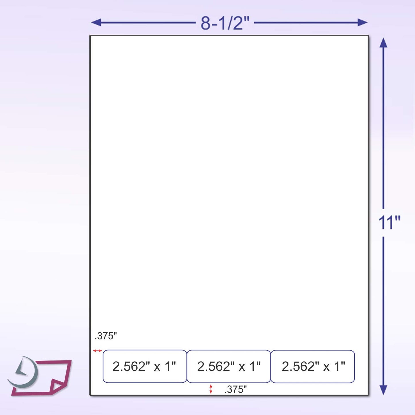 NextDayLabels - Integrated Laser Form with Label Combination (2x1 | 4 Labels | 500 Pack)
