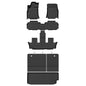 GINOWY-Floor Mats for Toyota 4Runner 1996-2002,1st+2nd Row,TPE All Weather Car Mats Custom Fit Rubber Floor Liners Car Accessories for Toyota 4Runner