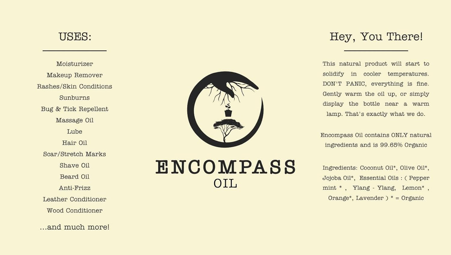 All Natural Encompass Oil: A Game-Changer for Skin and Hair Care