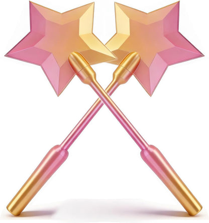 2 Pack 3D Printed Wand Tap to Pay, 2026 Upgrade Star Magic Fairy Pay Wand, Starlight Magic Wand Contactless Payment Card Holder, Suitable Scenarios for Card Payment, Easy Checkout