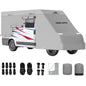 Umbrauto Class C RV Cover Fits 29-32’, Class C Motorhome Camper Cover, Heavy Duty 7 Layers Top Windproof Breathable RV Cover with 3Pcs Extra Straps, Adhesive Repair Patches, 6 Gutter Covers