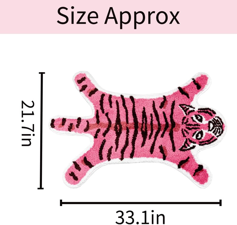 Funny Tiger Bath Mat - A Cute and Practical Addition to Your Bathroom