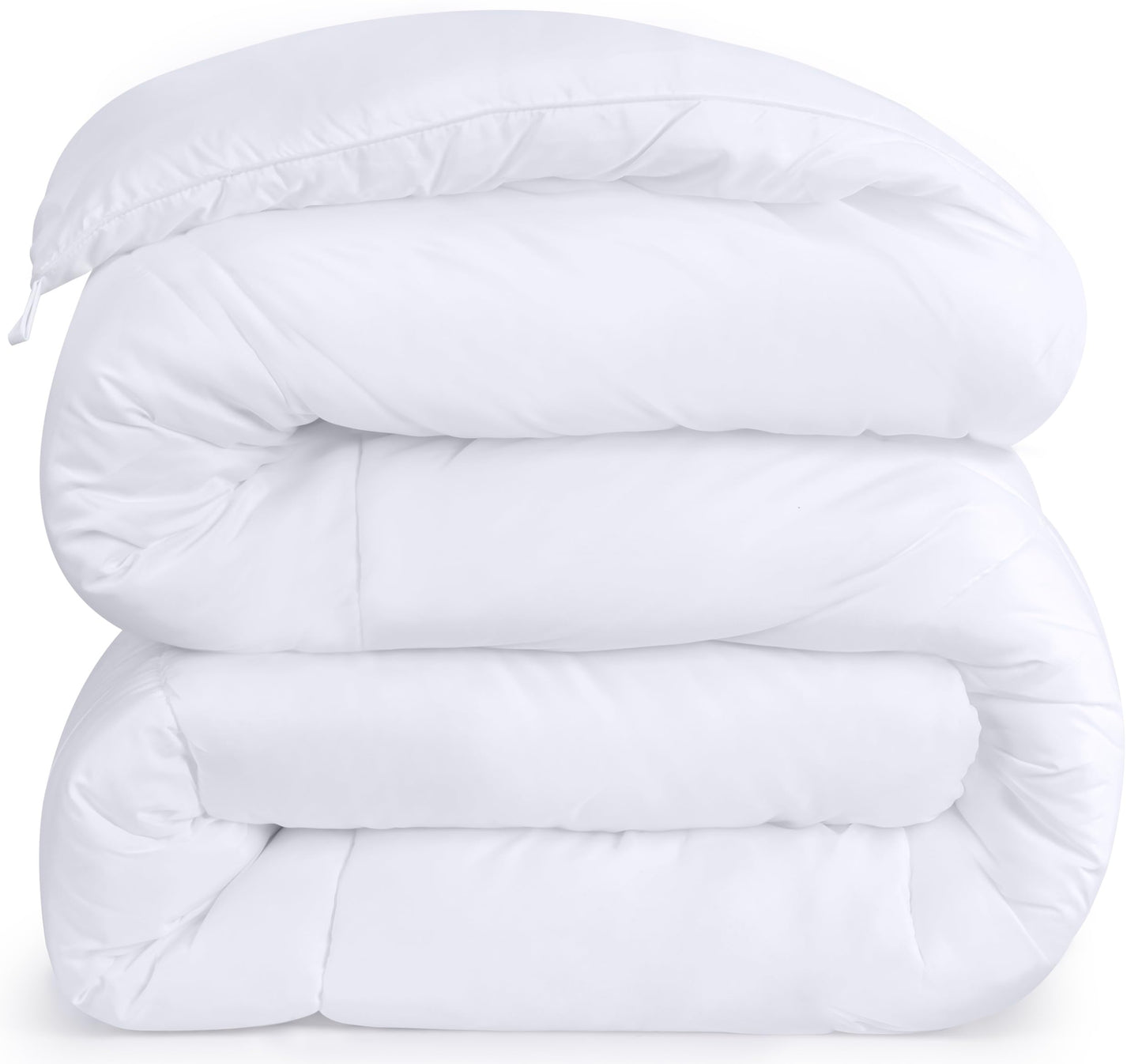 Utopia Bedding Steppbetten Queen-Größe, Ganzjahres-Bettdeckeneinlage, Daunenalternative Box-gesteppte Bettdecke mit Ecklaschen, Maschinenwaschbar (Weiß)
