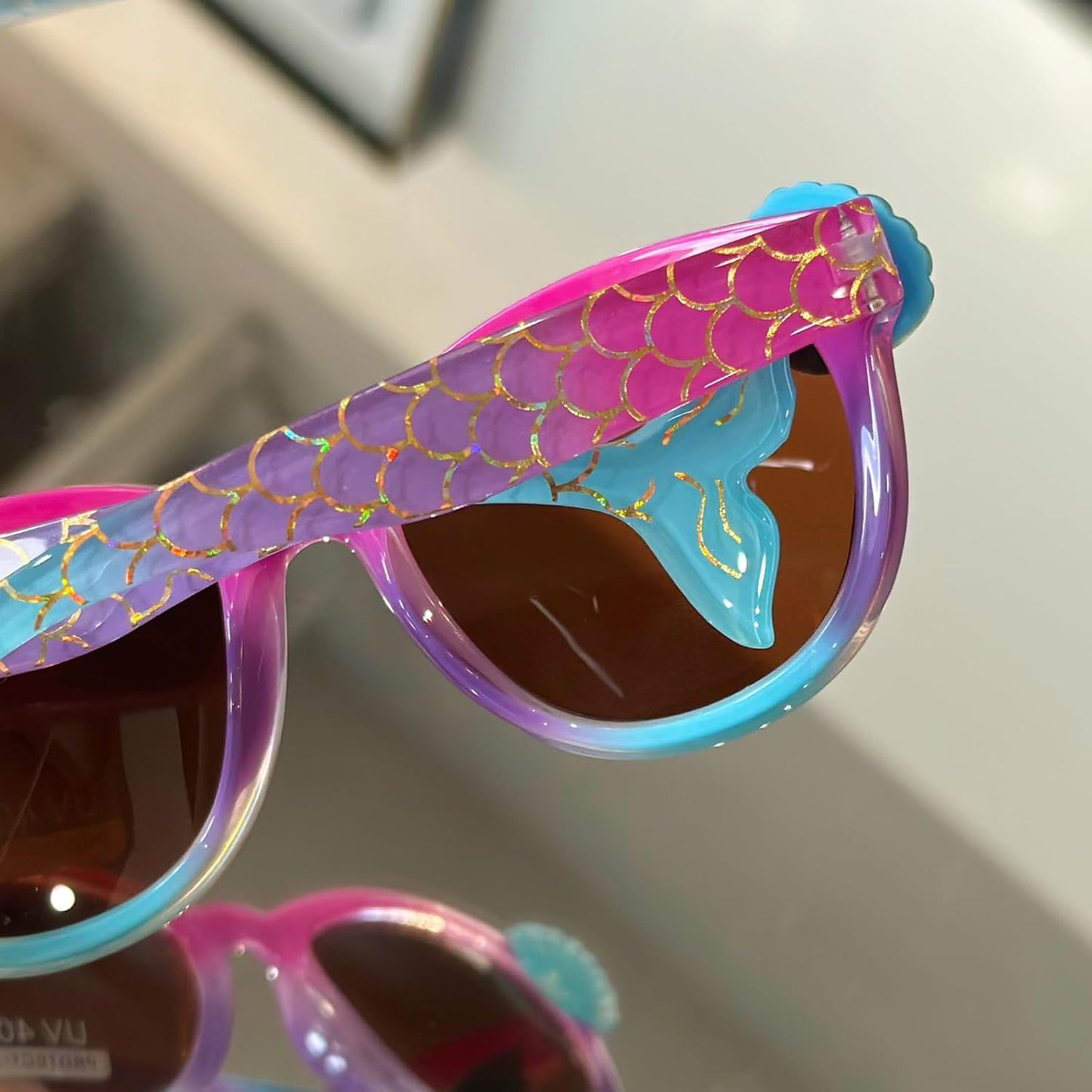 PinkSheep Sonnenbrille für Mädchen, polarisierte Sonnenbrille für Babys und Kinder mit Etui, Einhorn, Oval, Katzen, Herzbrillen, UV400-Schutz