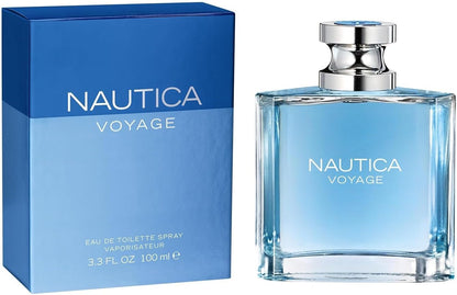 Nautica Voyage Eau de Toilette – Noten von Apfel, Zedernholz, Mimose, Herrenparfum, lang anhaltend, Alltagsduft, 100ml