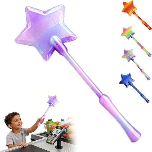 Credit Card Wand, Tap to Pay Wand, Magic Wand Credit Card Holder, Fairy Pay Wand - 3D Printed Contactless Payment Card Holder, Star Magic Fairy Wand for Easy NFC Checkout Debit & Credit Card Accessory-5