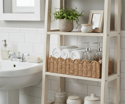 CubesLand Paper Rope Scalloped Edge Toilet Paper Storage Basket Review