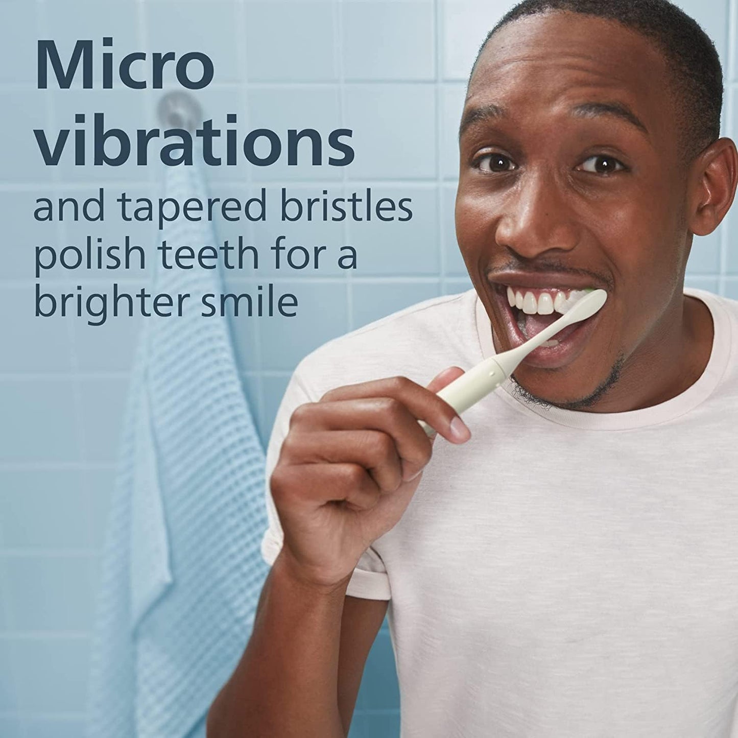 Philips One by Sonicare Ersatzbürstenköpfe, 2er-Pack, Schwarz, Kompatibel mit Philips One elektrische Zahnbürste, BH1022/06