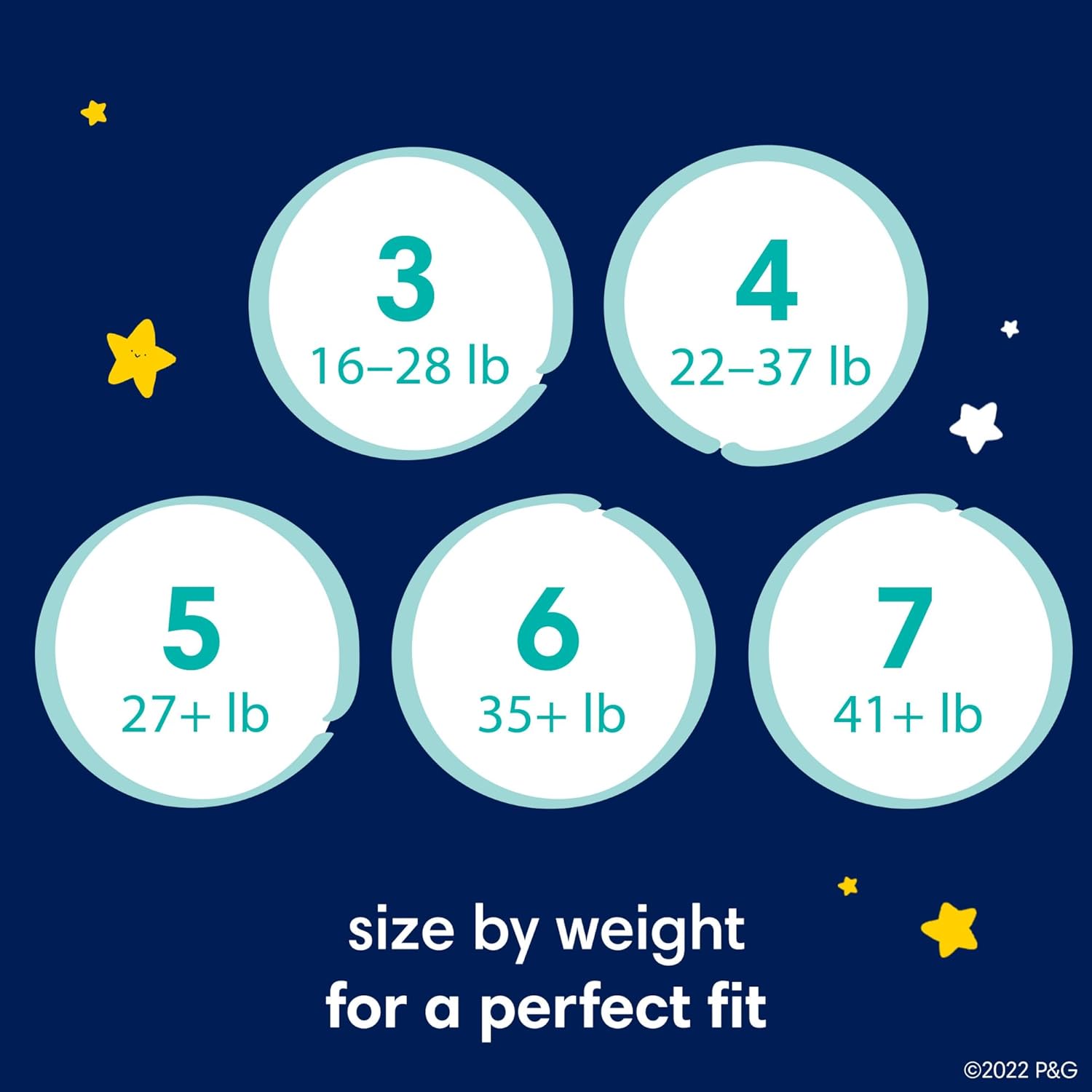 Pampers ZZZ Overnight Diapers, Size 3 (16-28 lbs), 116 Count, Nighttime Protection Disposable Baby Diaper