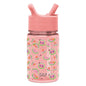 Simple Modern Peppa Pig Kids Tritan Plastic Summit Water Bottle | 12 oz BPA-Free Cup with Covered Leak Proof Straw Lid for Girls, Toddlers | Bubbles