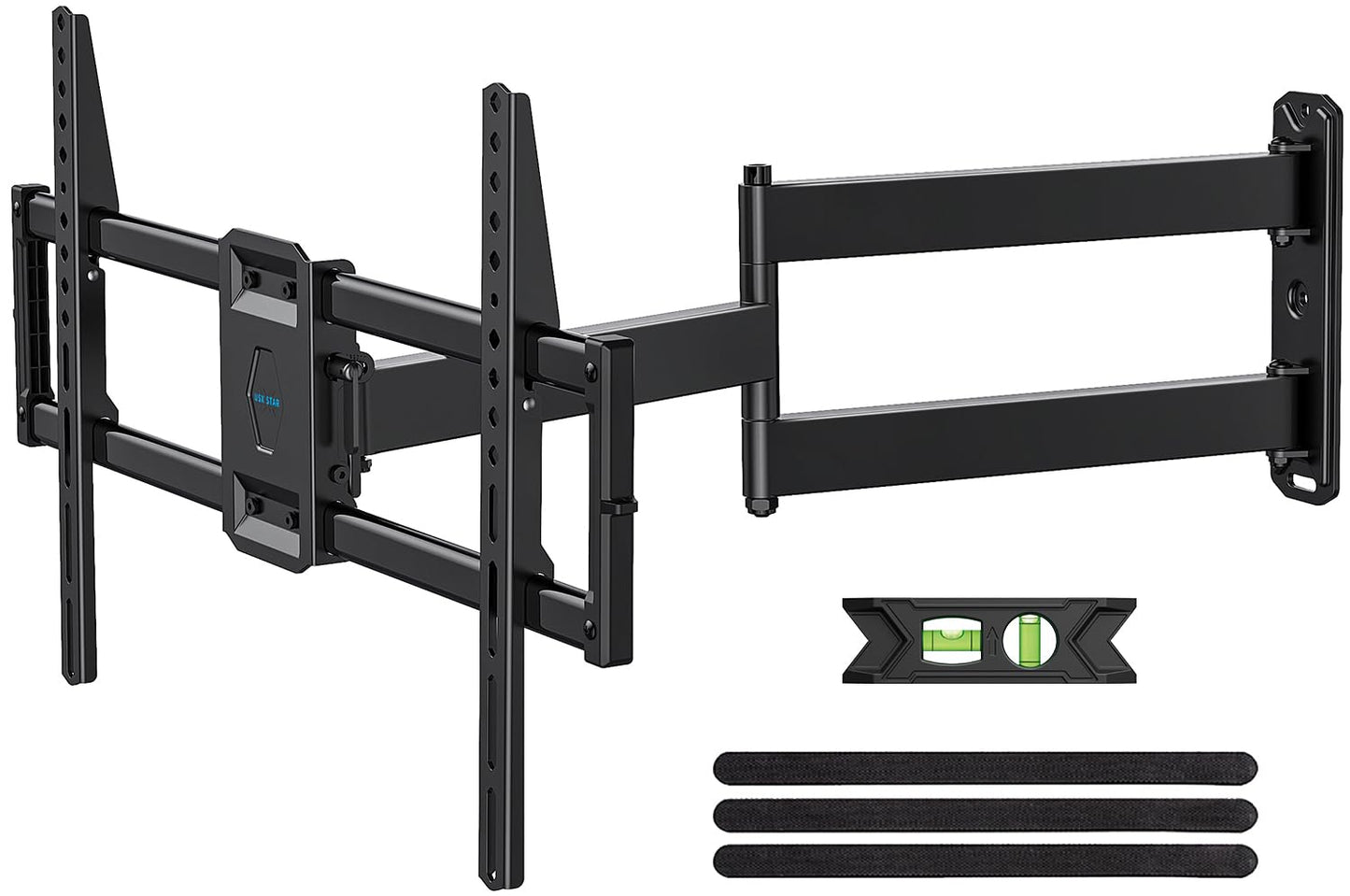 USX STAR Corner TV Wall Mount Long Arm TV Mount Bracket for 37-84 Inch TVs, Full Motion TVs Wall Mounts with 32” Articulating Arms Extension & Tilt & Swivel, Max VESA 600x400mm, Holds up to 100 lbs