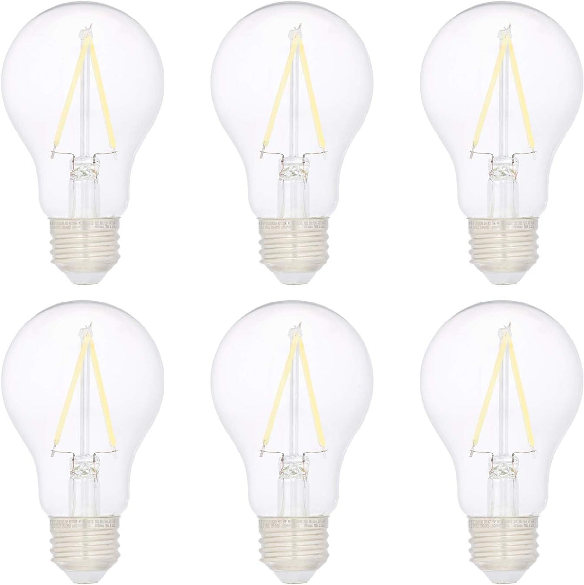 6 Count (Pack of 1)Clear, Daylight40 Watt