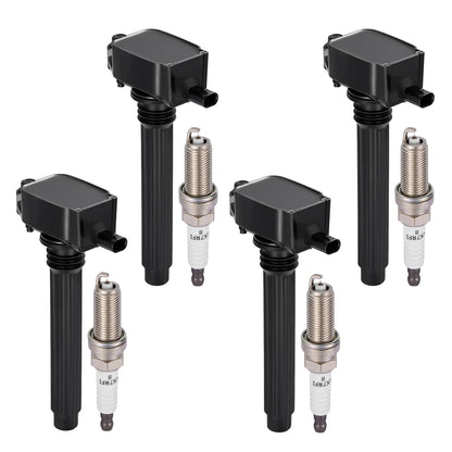 BDFHYK Ignition Coil Pack UF648 and Iridium Spark Plug 97390 Compatible with Jeep Grand Cherokee 2011-2015 Jeep Wrangler Dodge Charger Grand Caravan 2016 Chrysler 200 300 Jeep Coil Pack 3.6L Set of 6