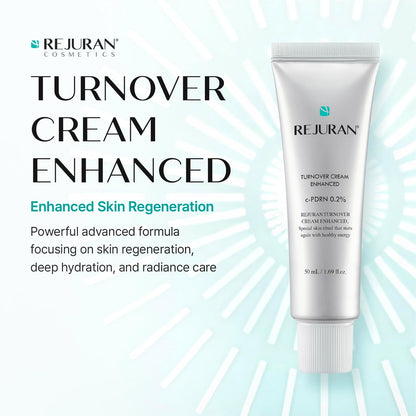 REJURAN Turnover Cream Enhanced, Dot Pdrn Salmon Dna Pdrn Face Moisturizer For Regeneration, 1.69 Fl Oz (Pack Of 1)
