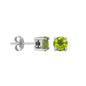 Amazon Essentials Sterling Silver Round Birthstone Stud Earrings