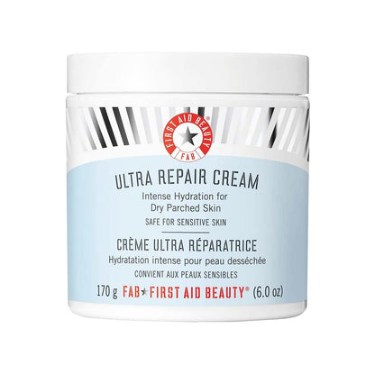 First Aid Beauty Ultra Repair Cream – Eczema Relief & Skin Barrier Repair Moisturizer with Colloidal Oatmeal & Ceramides, for Sensitive Dry Skin, Face & Body, 170.1g
