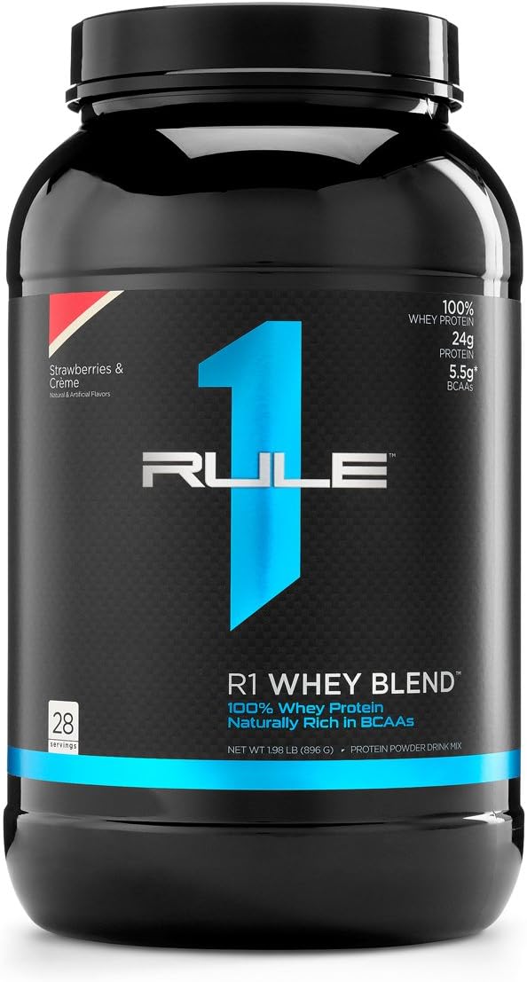 Rule1 R1 Whey Blend 68 Servings, Frozen Banana,, Frozen Banana 2.5 kilograms