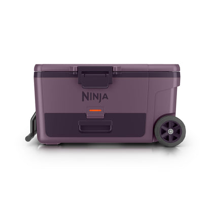 Ninja FrostVault 45QT Cooler with Wheels | Insulated with Temp Dry Storage Drawer | Keeps Ice Cold for Days | for The Beach, Camping, Picnics & More | Halocline Green | FB245TL