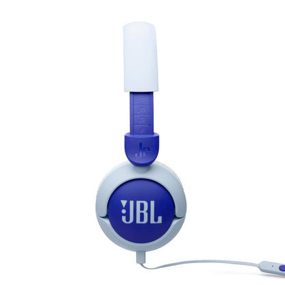 JBL Junior 320 – Kabelgebundene On-Ear Kinderkopfhörer mit sicherem Sound (<85dB), integriertem Mikrofon, kindgerechter Passform und anpassbar mit beiliegenden Stickern (Lila)
