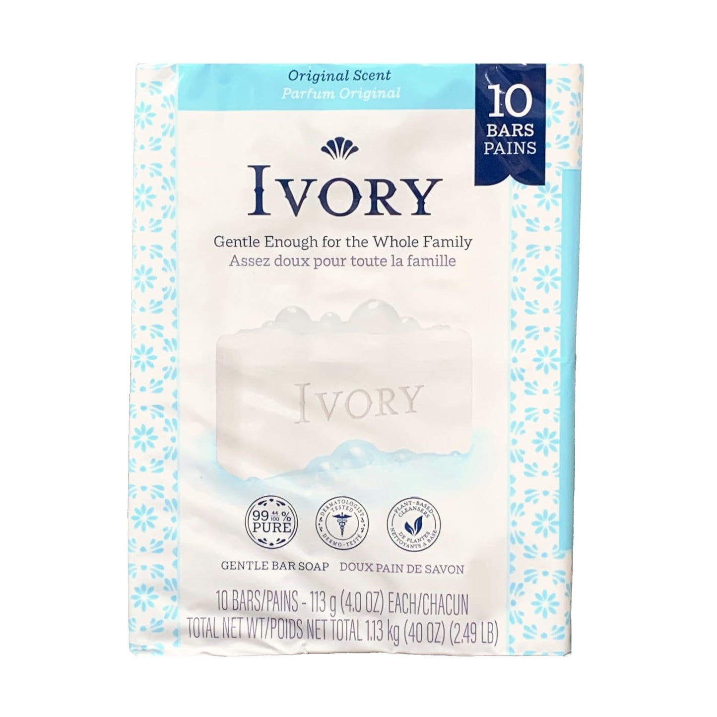Ivory Original 24-Count: Bath Size Bars 4 Oz