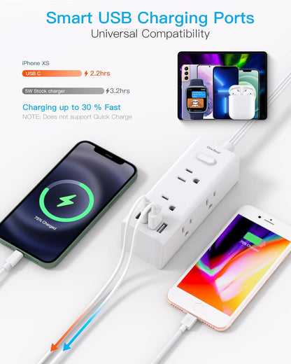 One Beat 10Ft Extension Cord with Multiple Outlets: A Game-Changer for Your Daily Power Needs