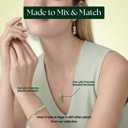 Gempires Green Dangle Earrings: A Boho Chic Statement Piece