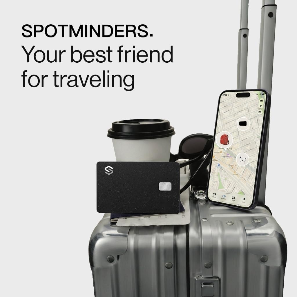 SPOTMINDERS Apple MFi Certified Credit Card Wallet Tracker PRO